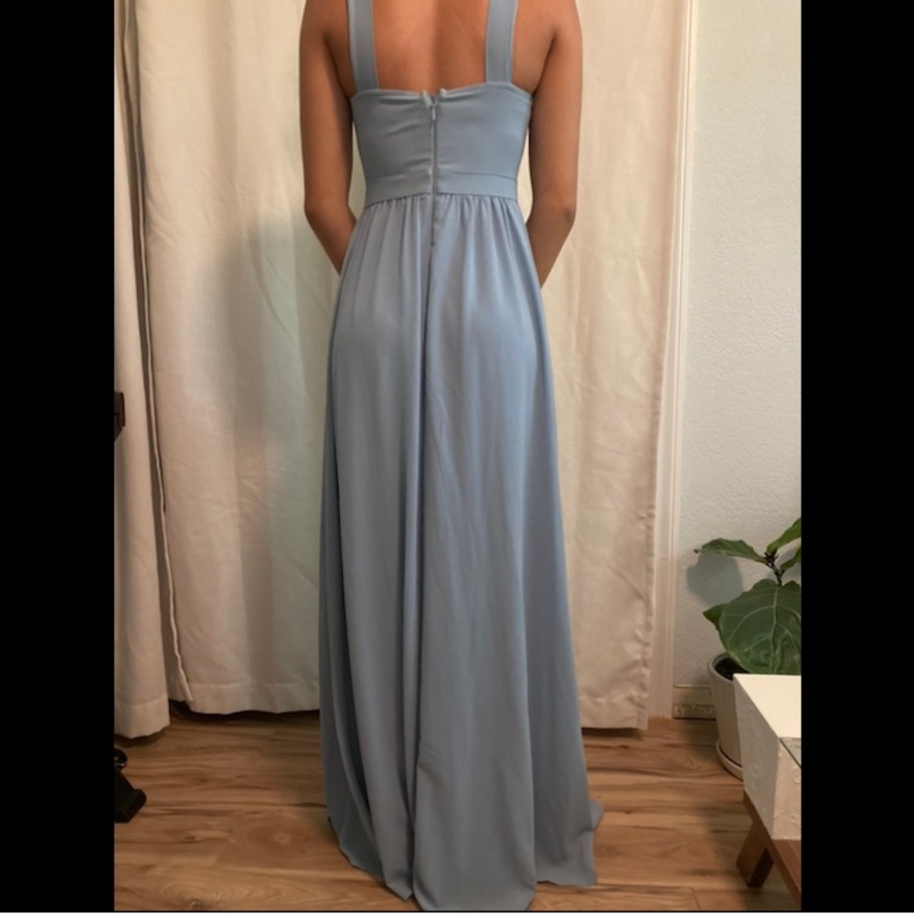 Air of Romance Light Blue Maxi Dress - LULU’S - Picture 2 of 4